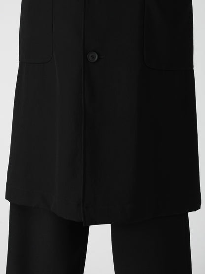 RE GABARDINE SINGLE HOODED COAT