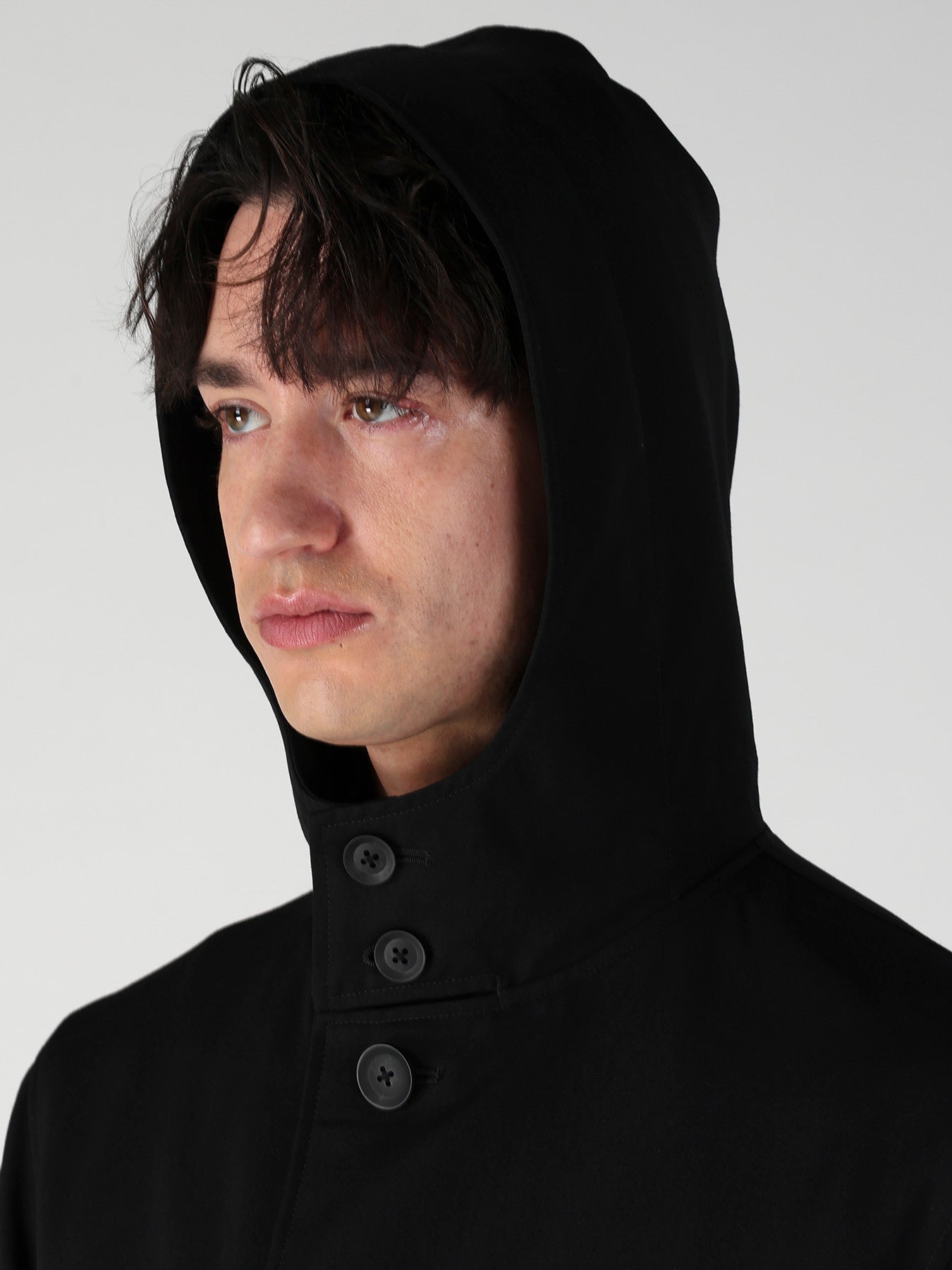 RE GABARDINE SINGLE HOODED COAT