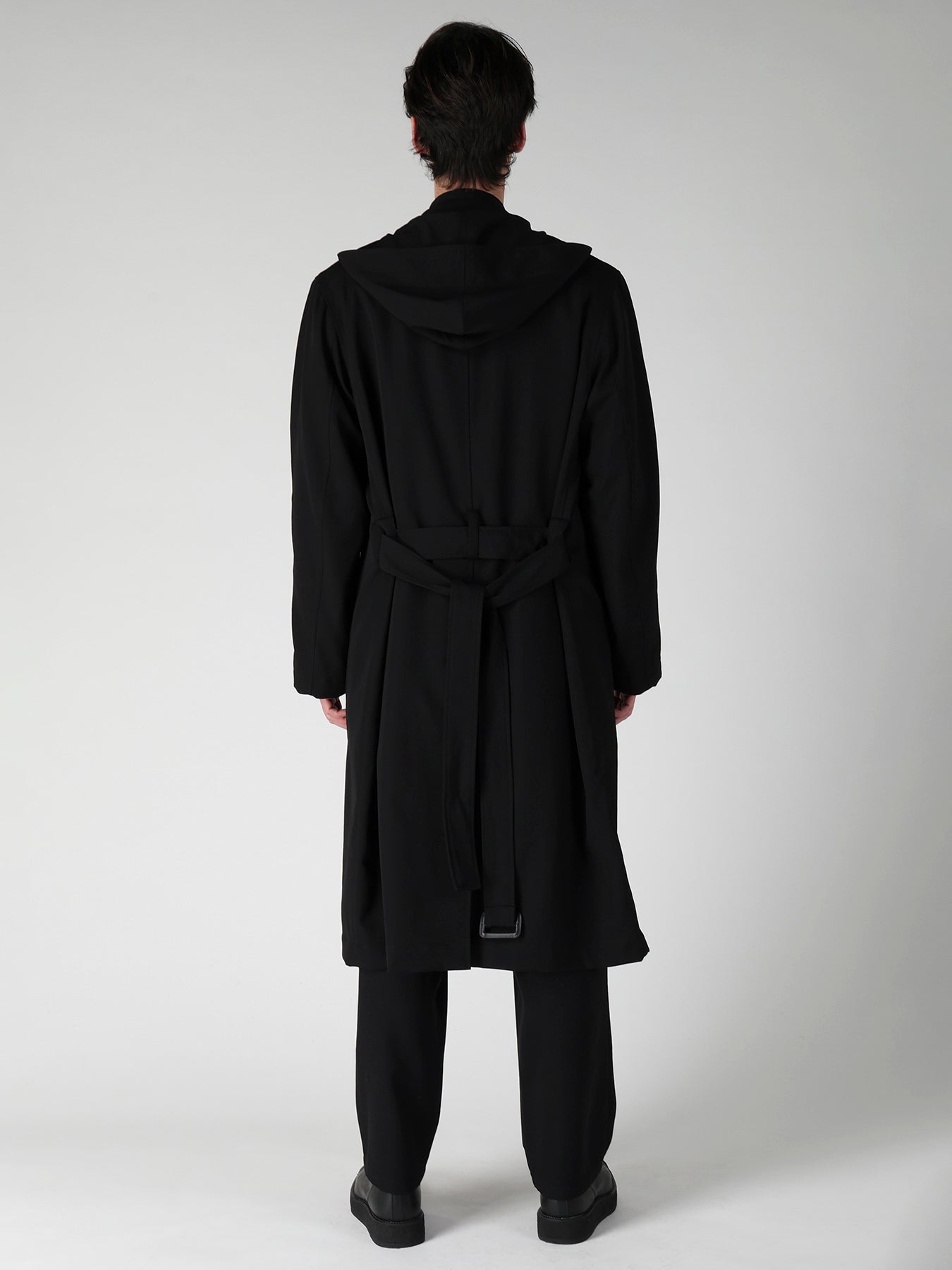 RE GABARDINE SINGLE HOODED COAT