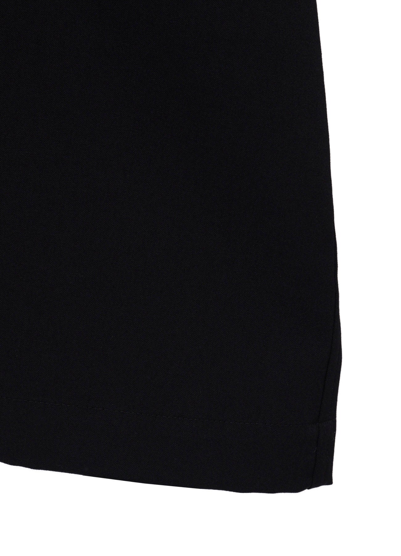 WOOL GABARDINE CROSS SHAPE ZIPPER COAT