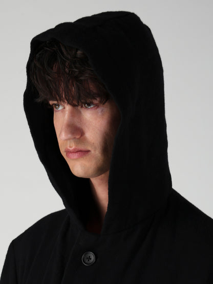 ARMY BLANKET  3 POCKETS HOODED COAT