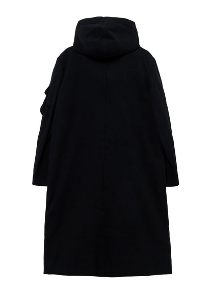 ARMY BLANKET  3 POCKETS HOODED COAT