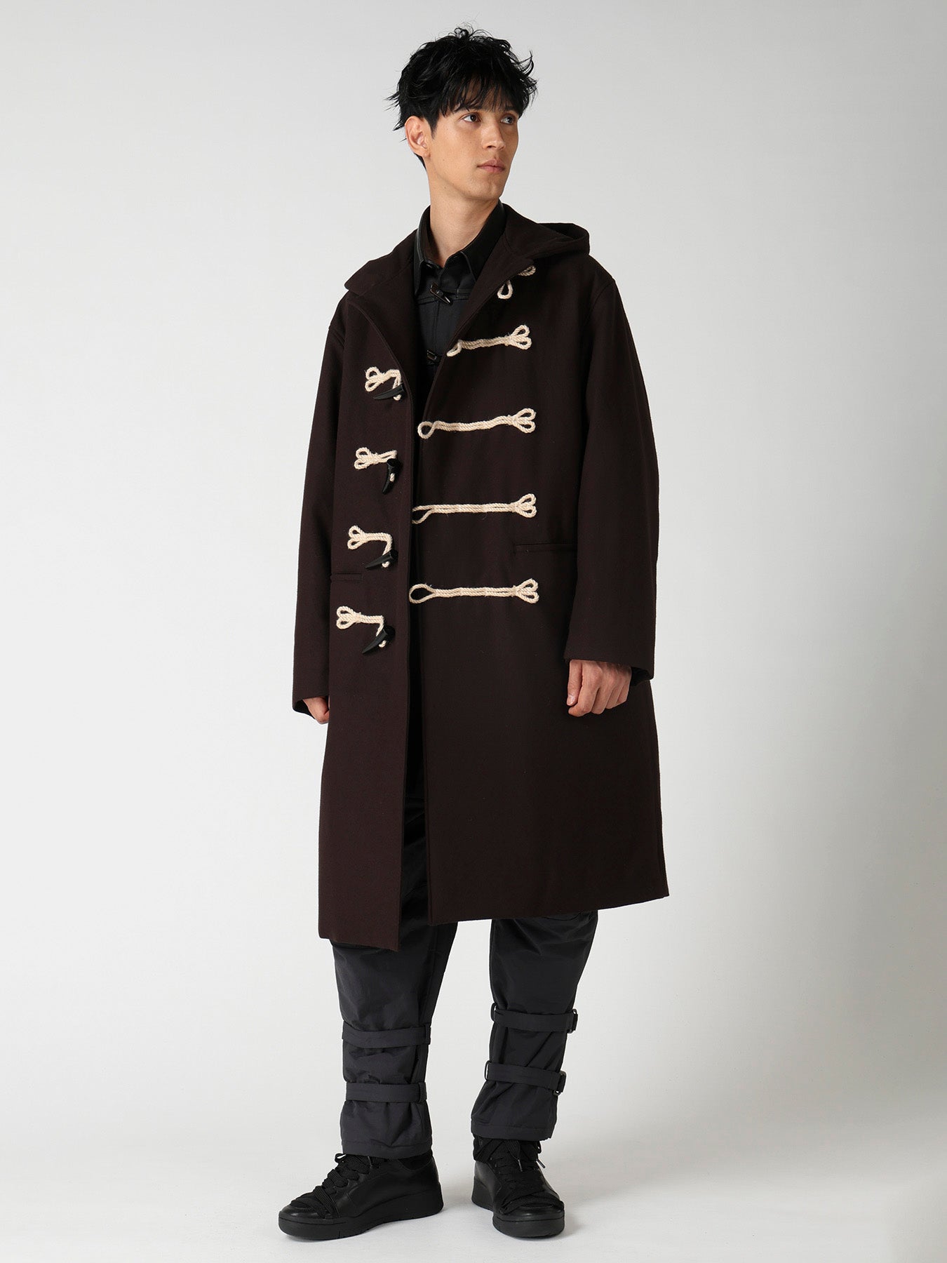 FLANNEL TOGGLE DUFFLE COAT