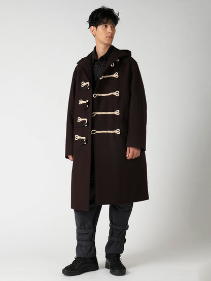 FLANNEL TOGGLE DUFFLE COAT