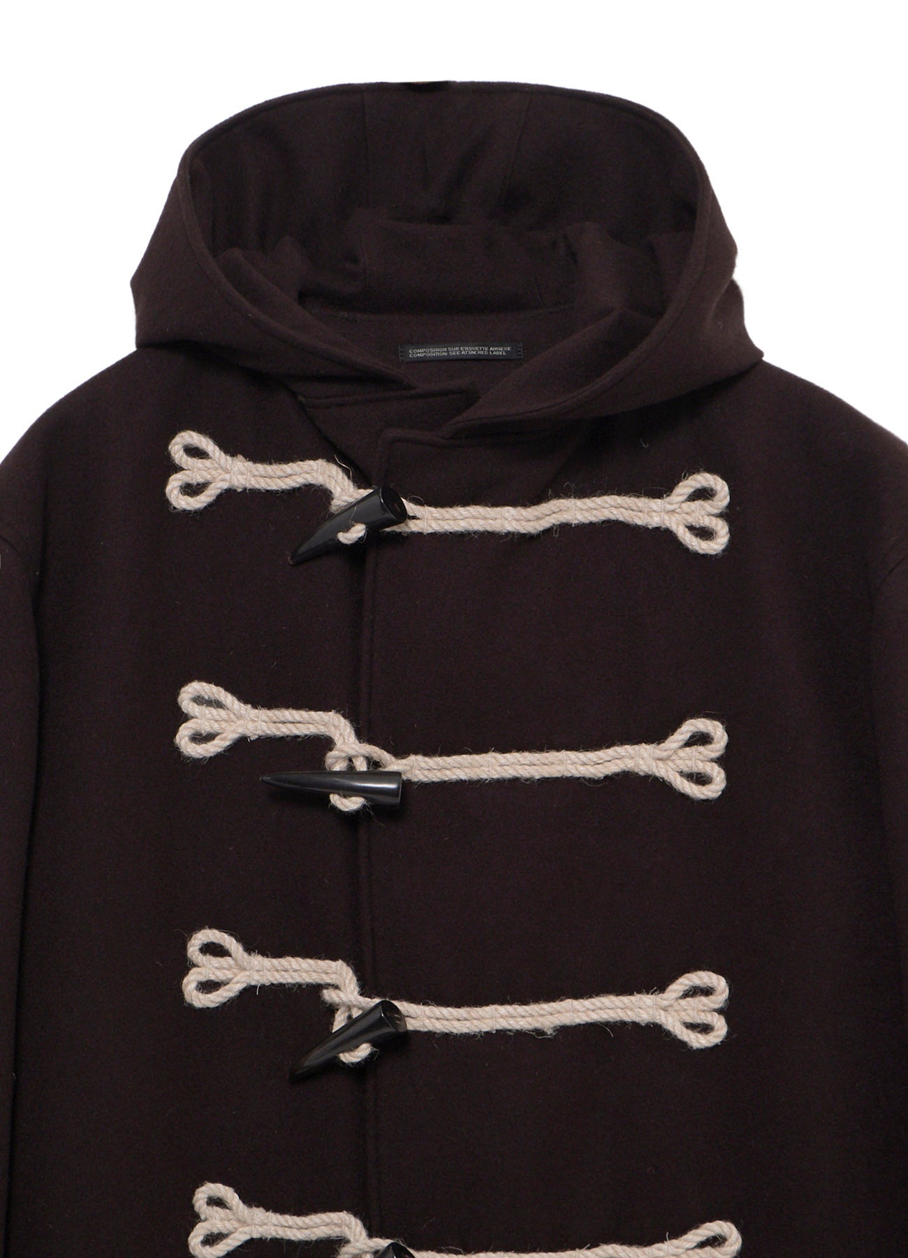 FLANNEL TOGGLE DUFFLE COAT
