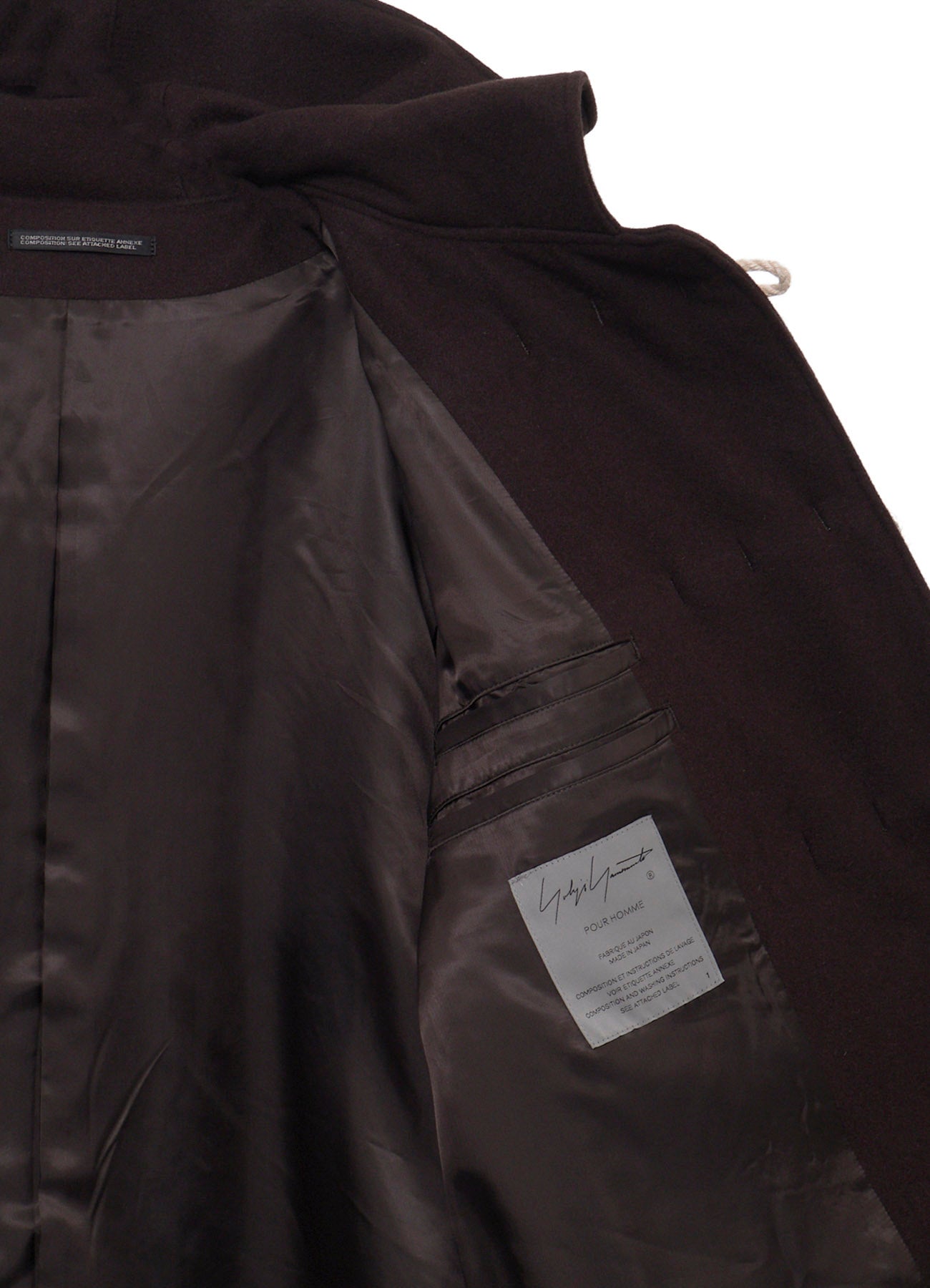 FLANNEL TOGGLE DUFFLE COAT