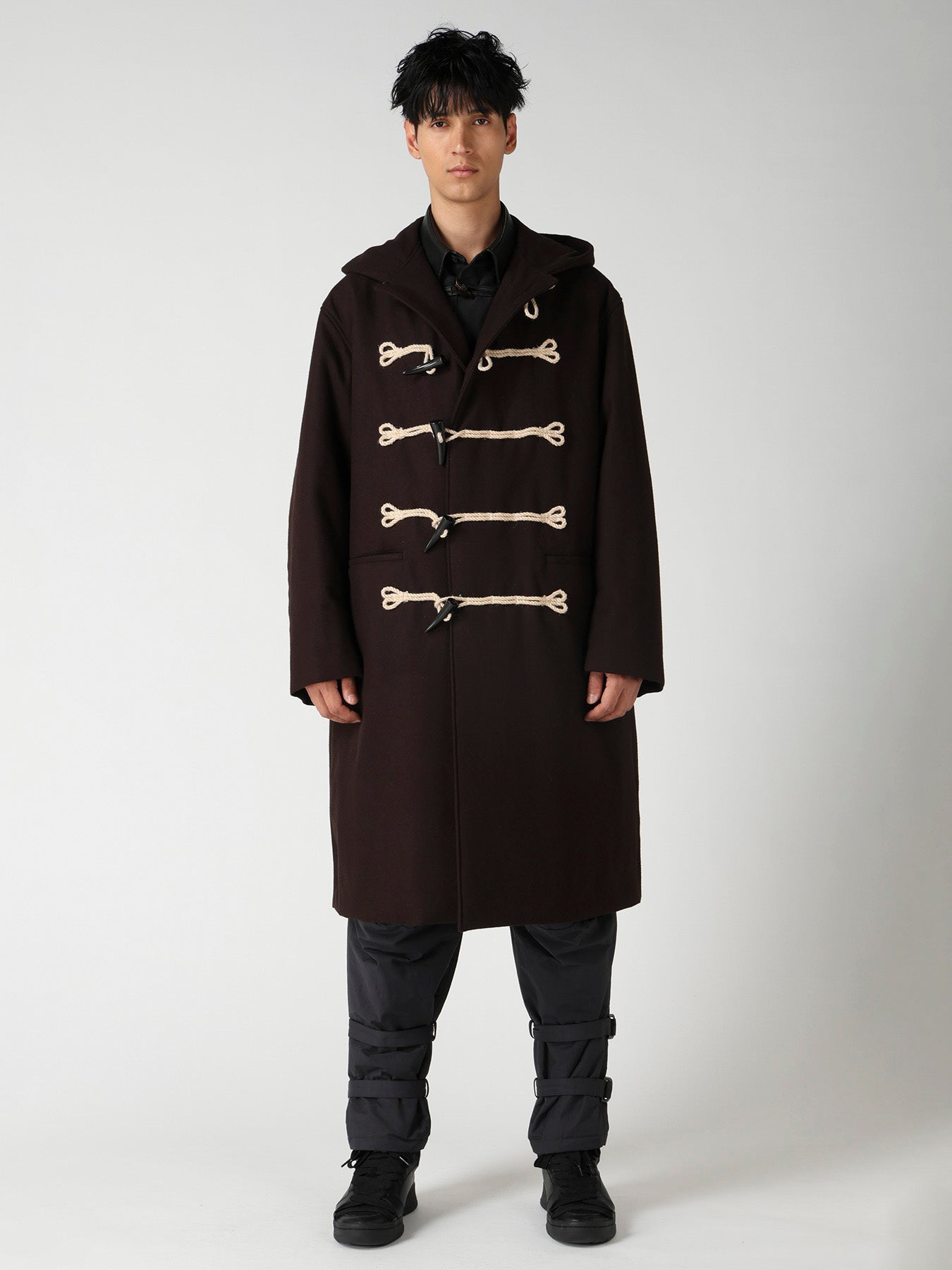 FLANNEL TOGGLE DUFFLE COAT