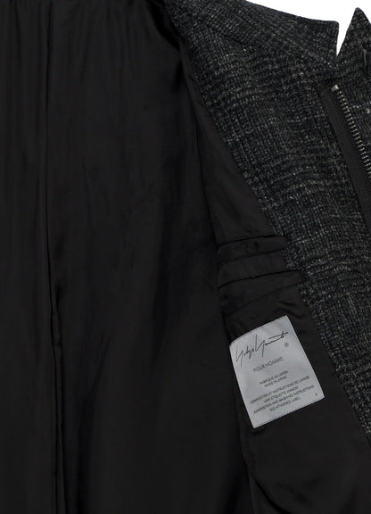 DOBBY GLEN PLAID LABEL MODS COAT