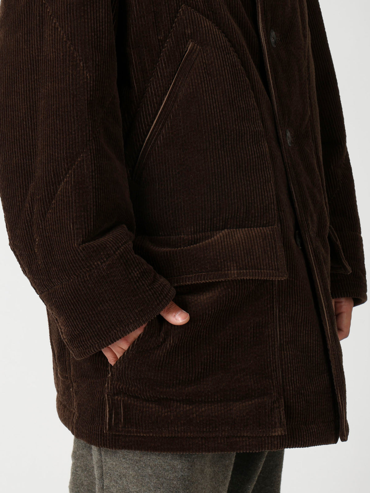 6W CORDUROY TUMBLER PADDED HUNTING COAT