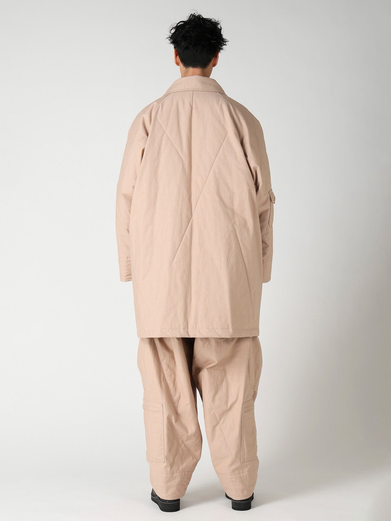 MILITARY BACK SATIN PADDED ST RAGLAN COAT