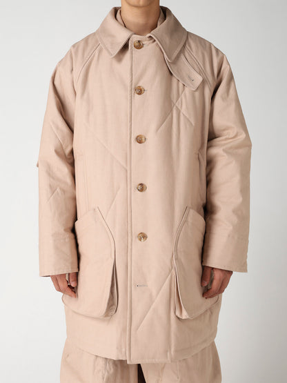MILITARY BACK SATIN PADDED ST RAGLAN COAT