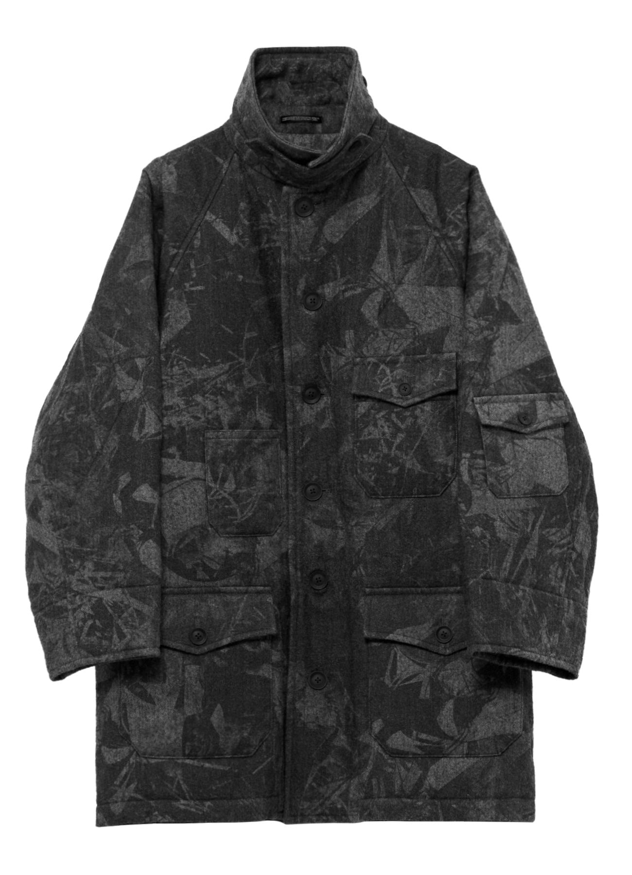 SCRAP3 MONOCHROME SCRAP PRINTED COAT