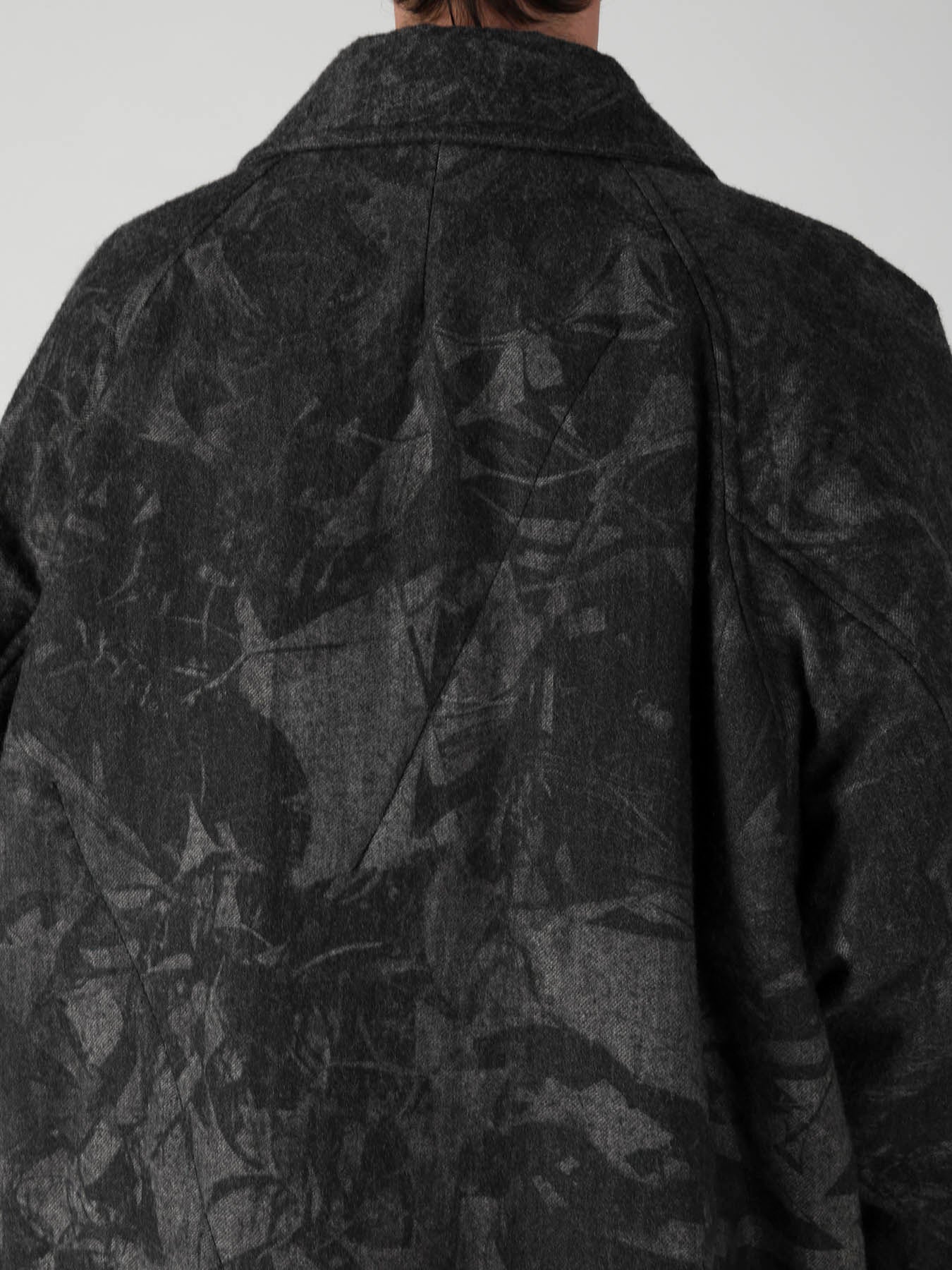 SCRAP3 MONOCHROME SCRAP PRINTED COAT