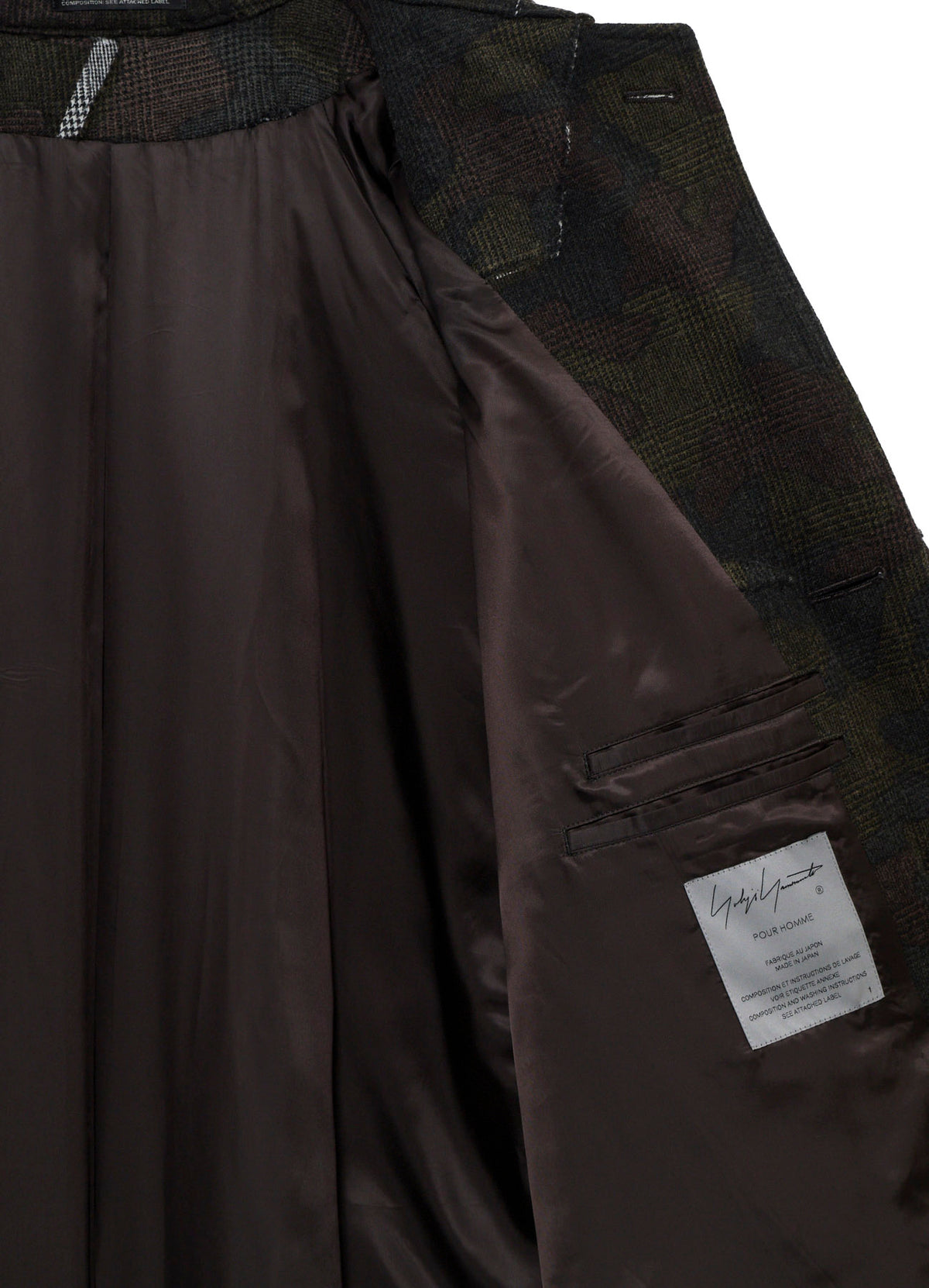 PATCHWORK ARMY CAMOUFLAGE RAGLAN COAT