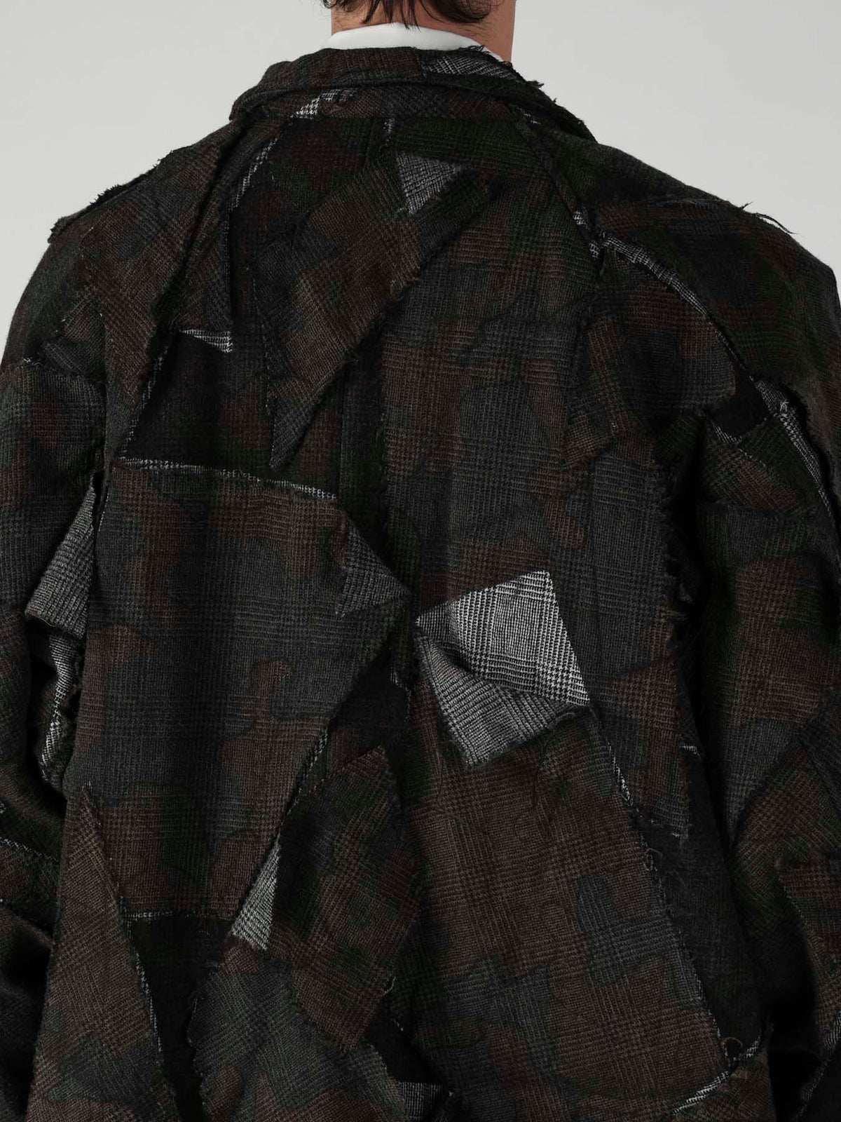 PATCHWORK ARMY CAMOUFLAGE RAGLAN COAT
