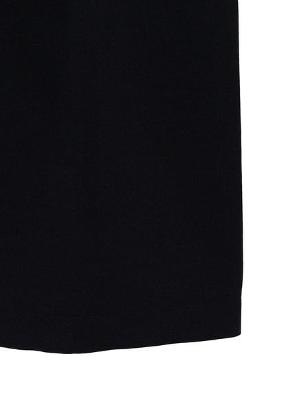 WOOL GABARDINE BACK SIDE BELT COAT