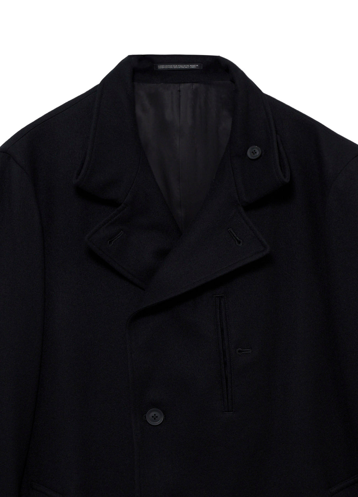 TASMANIA FLANNEL STANDCOLLAR COAT