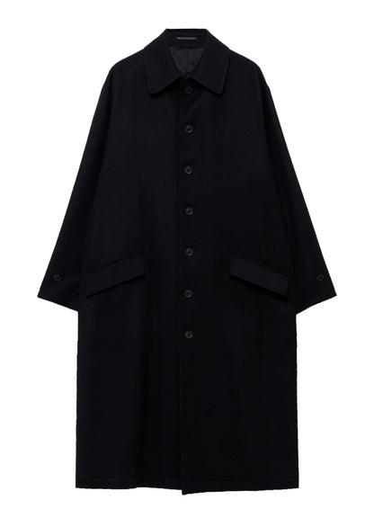 TASMANIA FLANNEL SLEEVE BELT LONG COAT