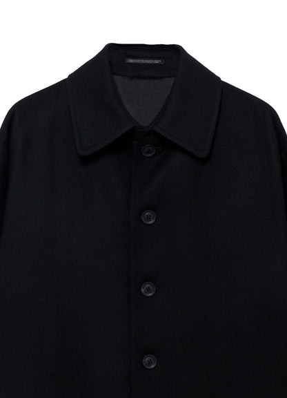 TASMANIA FLANNEL SLEEVE BELT LONG COAT