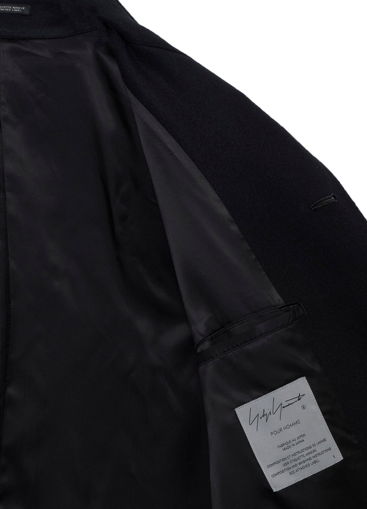 TASMANIA FLANNEL SLEEVE BELT LONG COAT