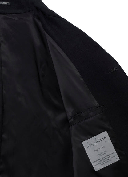 TASMANIA FLANNEL SLEEVE BELT LONG COAT