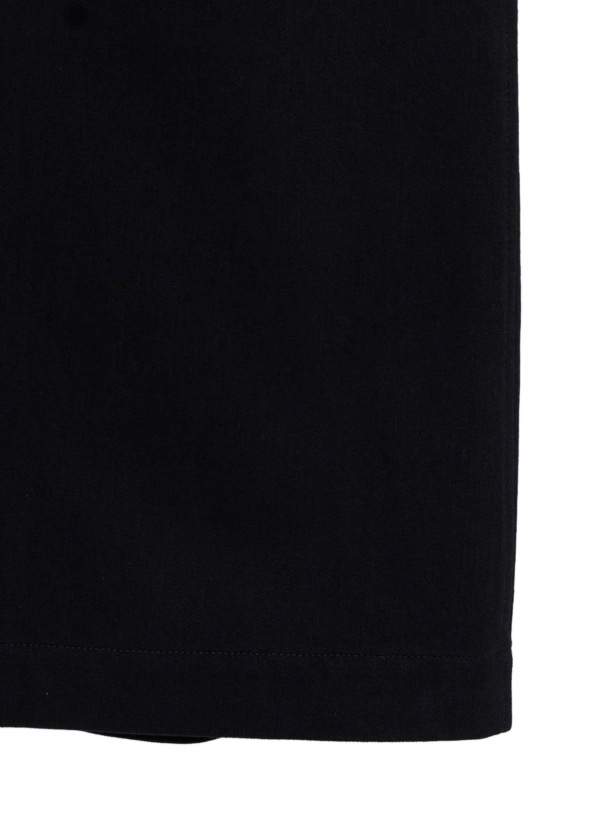 11OZ BLACK DENIM STANDCOLLAR COAT