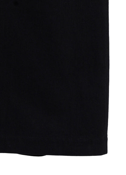 11OZ BLACK DENIM STANDCOLLAR COAT