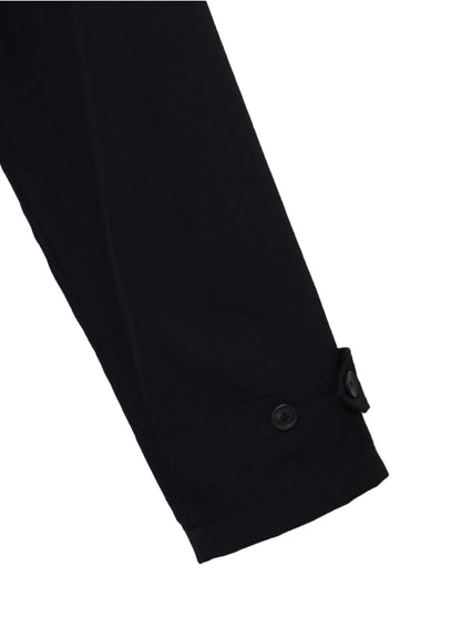 WOOL GABARDINE BUTTON OVERALL