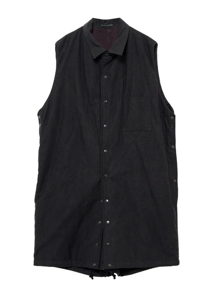 COTTON BACK SATAIN 2WAY SLEEVELESS DRESS