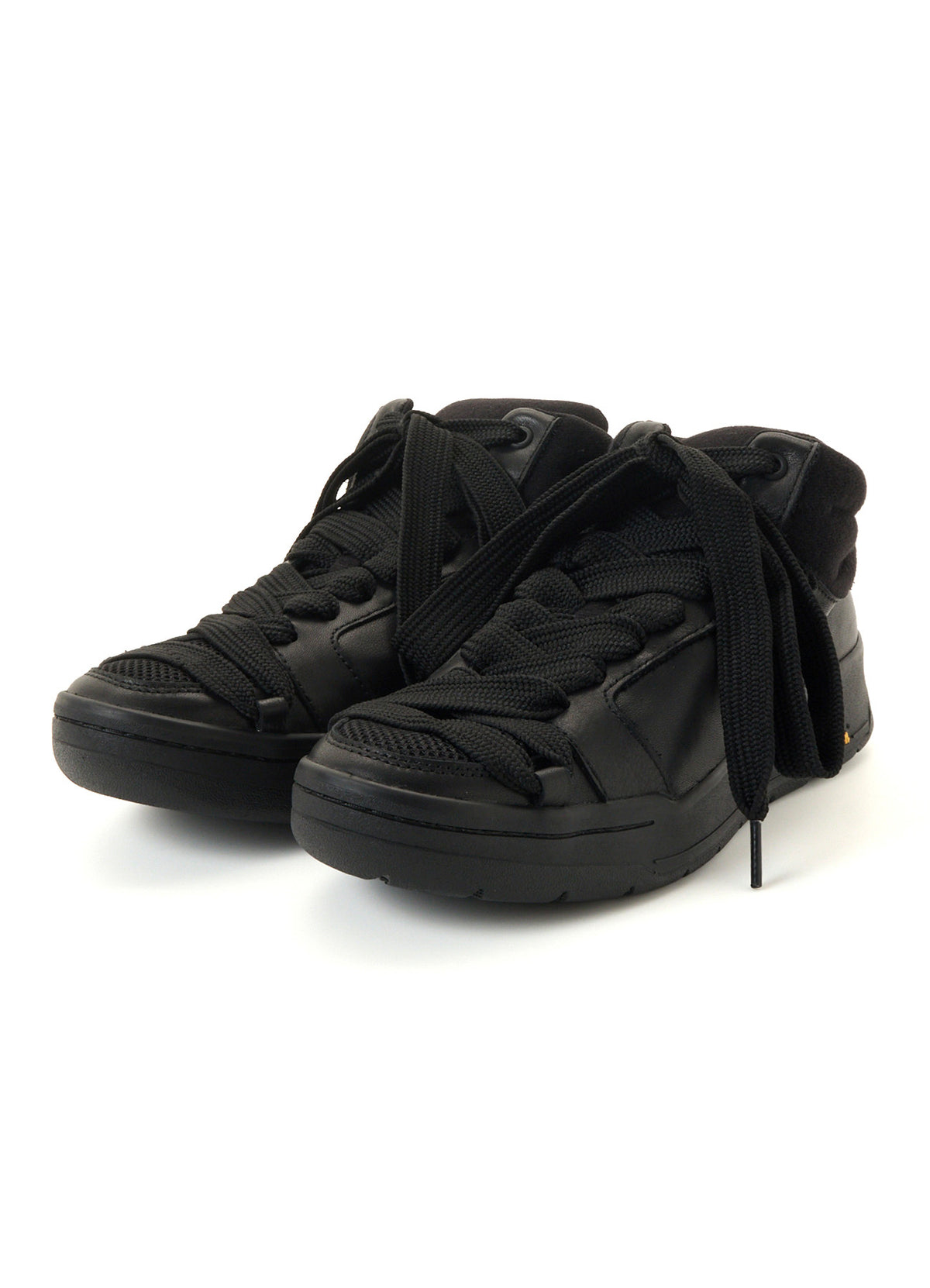 SOFT OIL PE MESH MID-TOP SNEAKERS