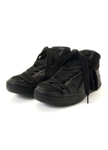 SOFT OIL PE MESH MID-TOP SNEAKERS