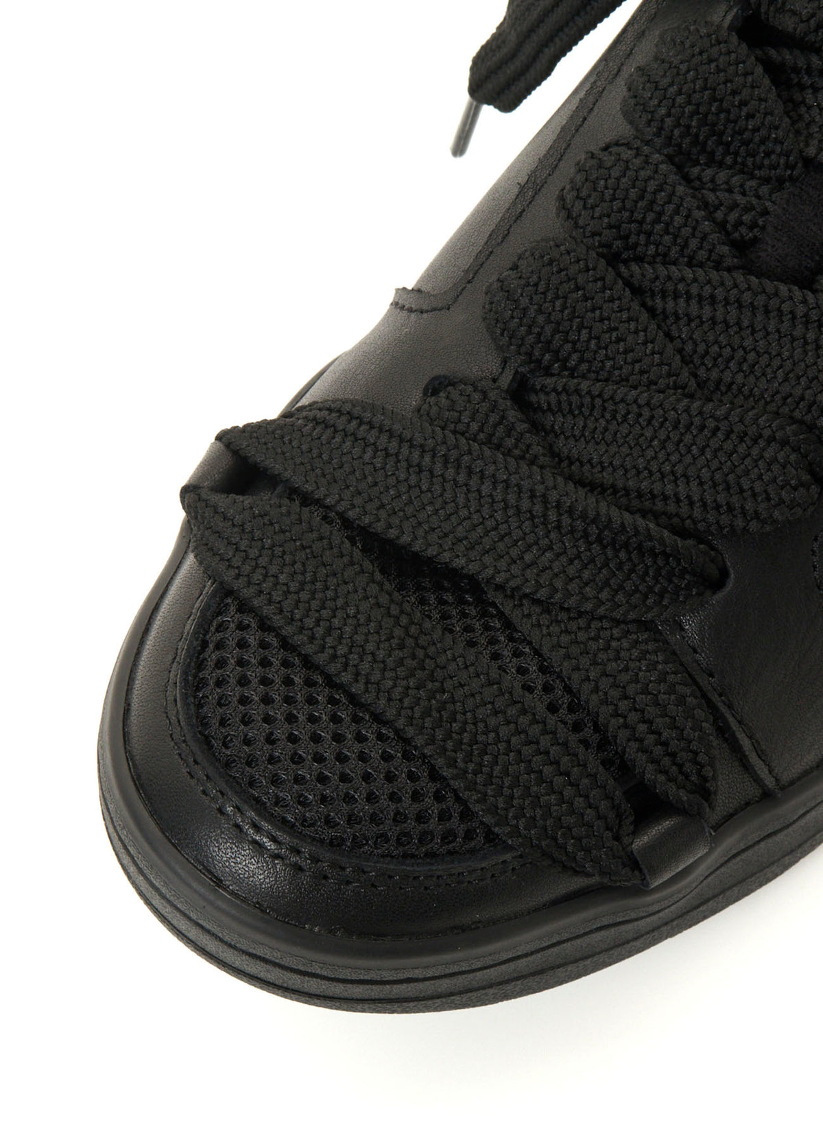 SOFT OIL PE MESH MID-TOP SNEAKERS