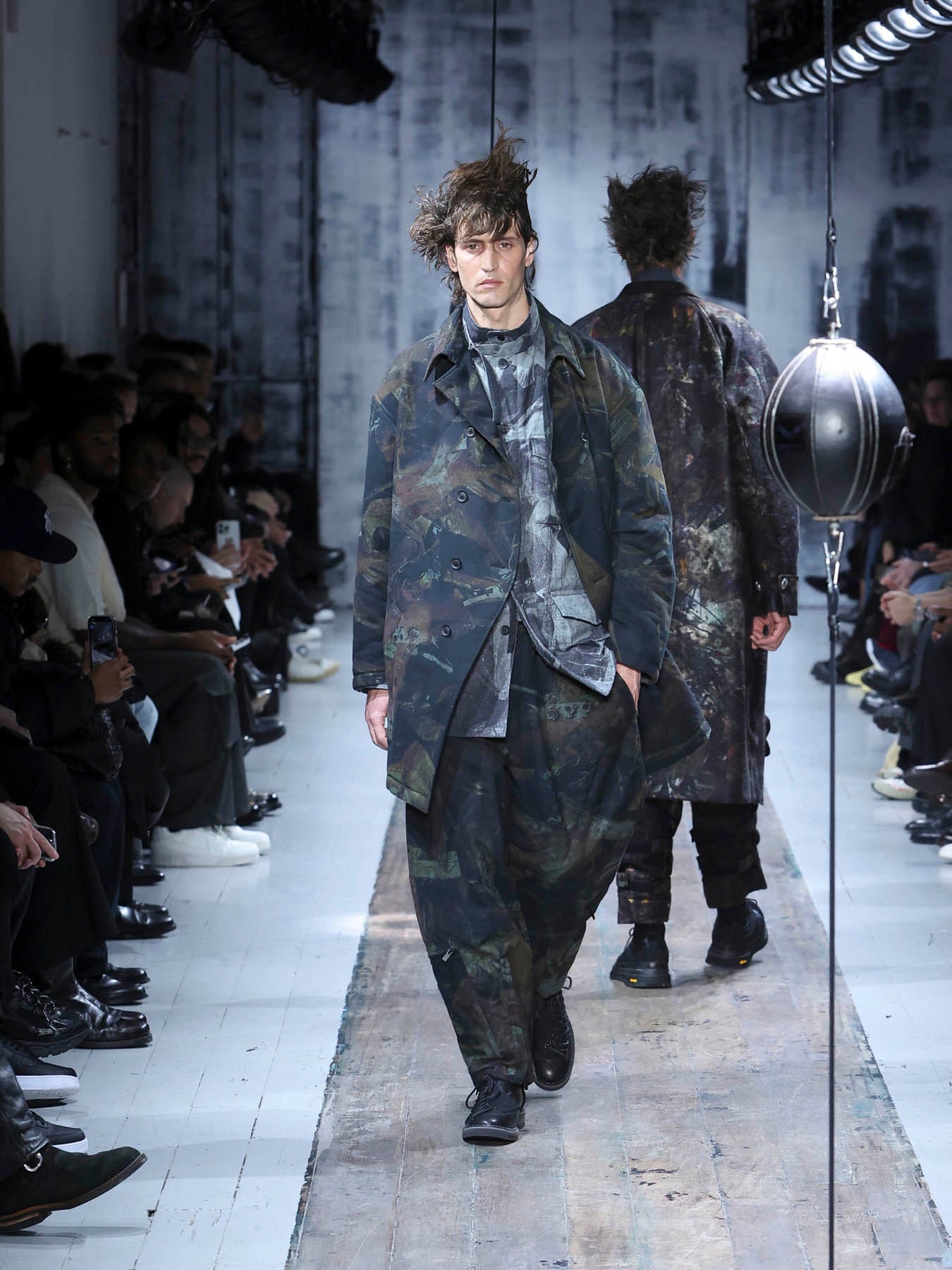C CANVAS HORSE SIDE LACE-UP SHOES – THE SHOP YOHJI YAMAMOTO