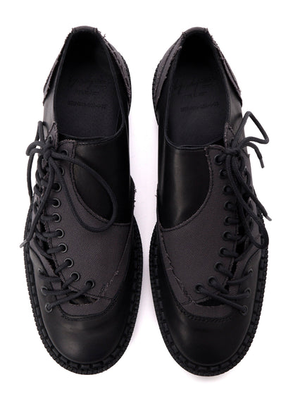 C CANVAS HORSE SIDE LACE-UP SHOES