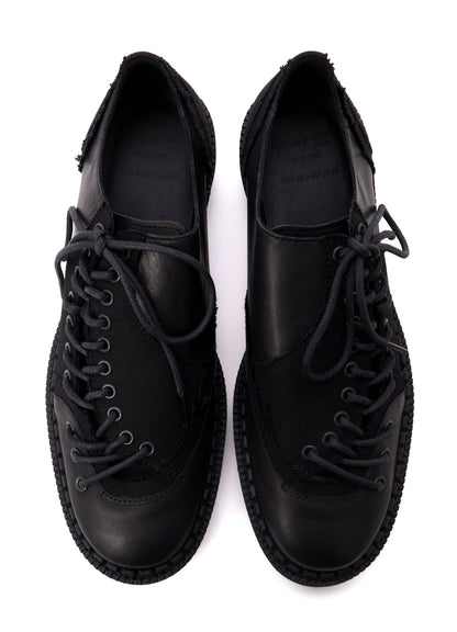 C CANVAS HORSE SIDE LACE-UP SHOES