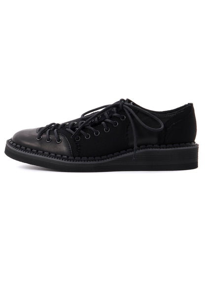 C CANVAS HORSE SIDE LACE-UP SHOES