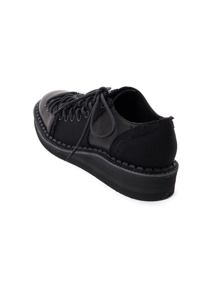 C CANVAS HORSE SIDE LACE-UP SHOES