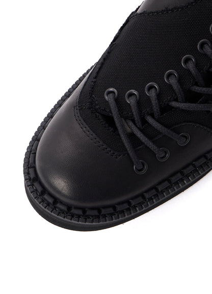 C CANVAS HORSE SIDE LACE-UP SHOES