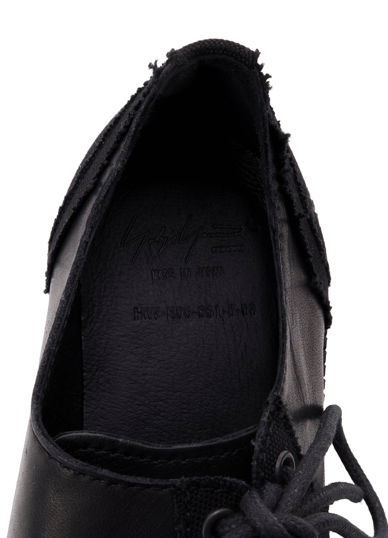 C CANVAS HORSE SIDE LACE-UP SHOES