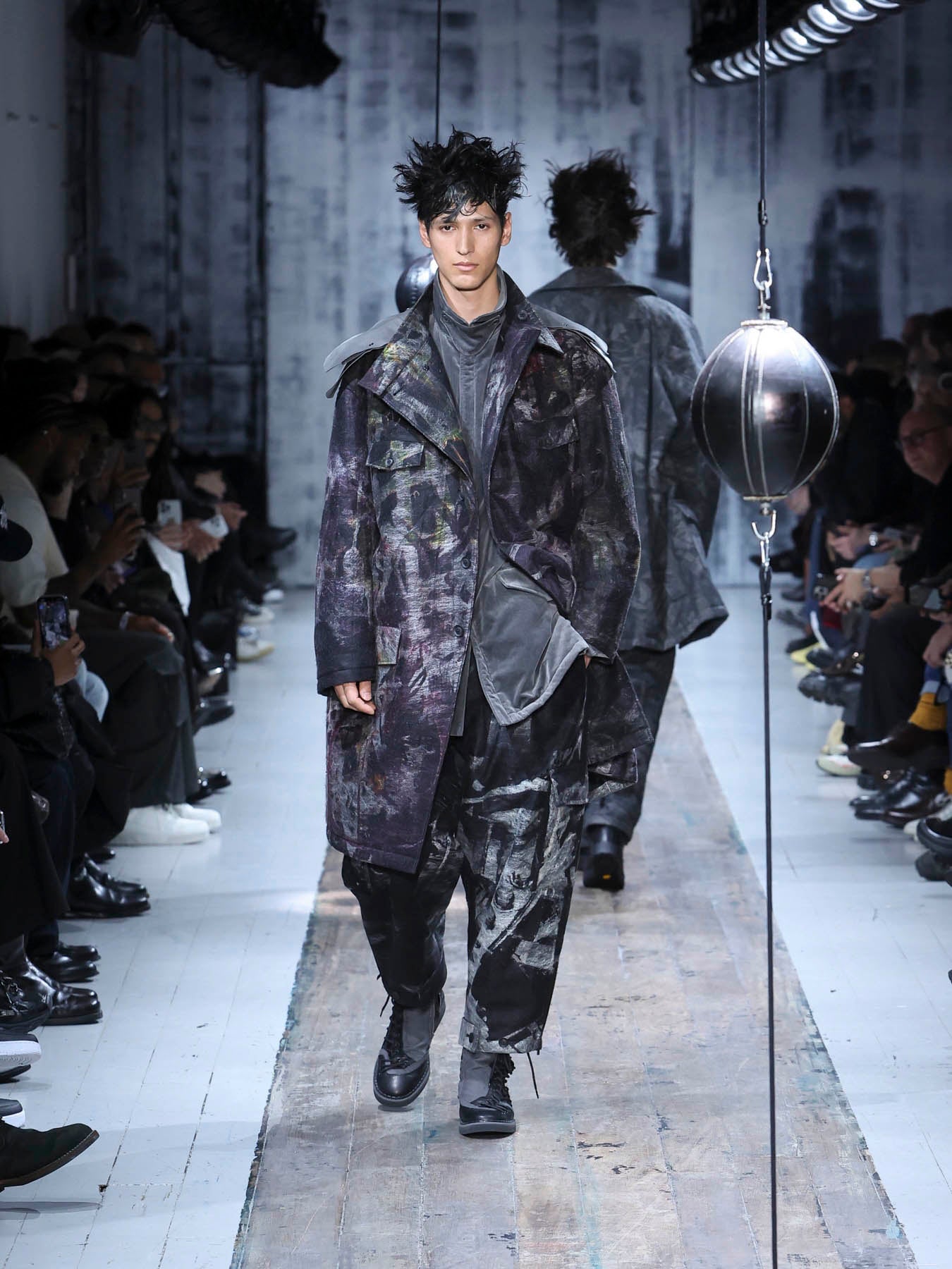 C CANVAS HORSE SIDE LACE-UP BOOTS – THE SHOP YOHJI YAMAMOTO