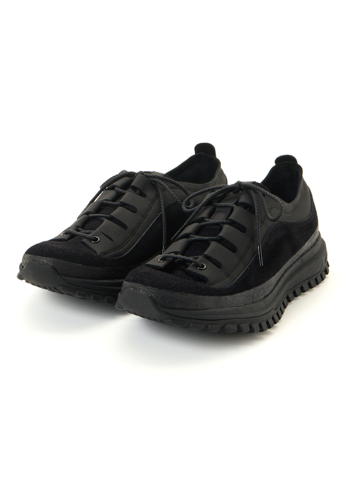 VELOUR MAT SMOOTH GHILLIE SHOES
