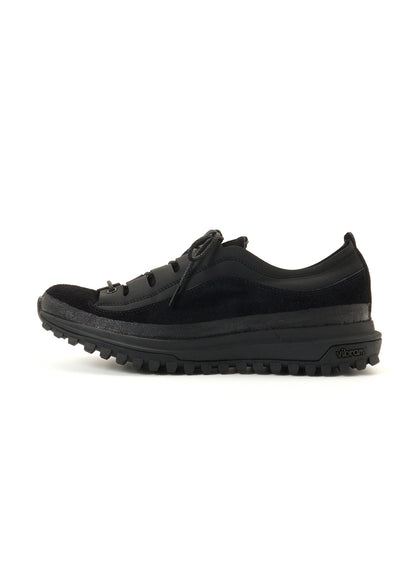 VELOUR MAT SMOOTH GHILLIE SHOES