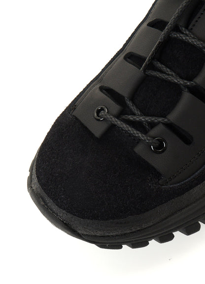 VELOUR MAT SMOOTH GHILLIE SHOES