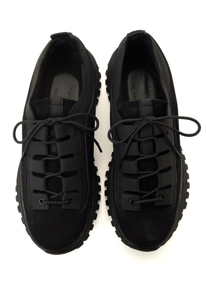 VELOUR MAT SMOOTH GHILLIE SHOES