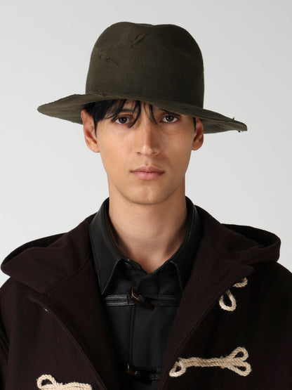 WOOL BODY CUT OUT HAT