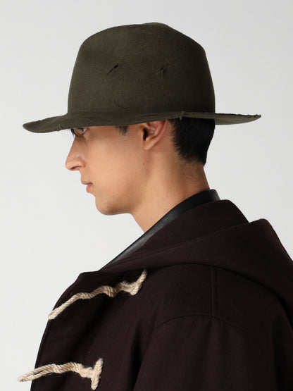 WOOL BODY CUT OUT HAT