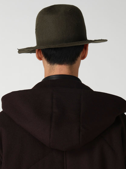 WOOL BODY CUT OUT HAT