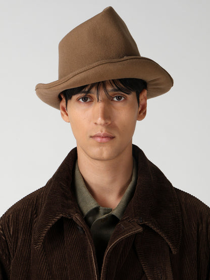 WOOL HAT BODY B ROLLED CROWN