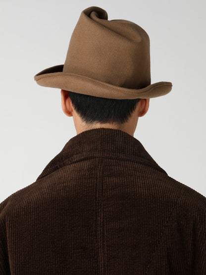 WOOL HAT BODY B ROLLED CROWN
