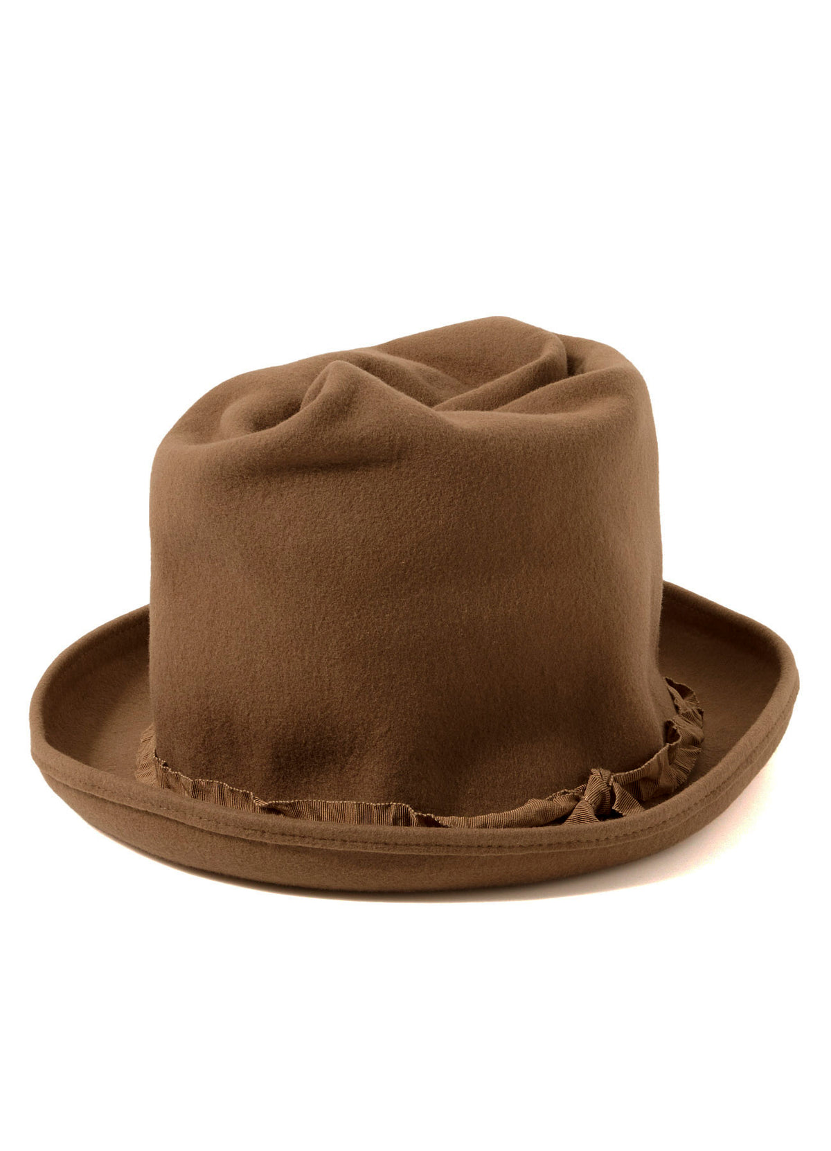 WOOL HAT BODY B ROLLED CROWN